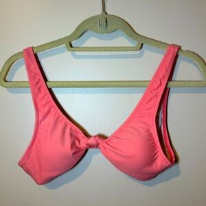 Pink bikini top, small
